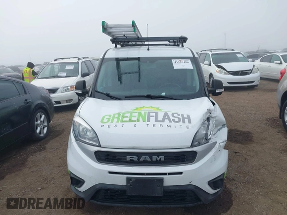 2022 Ram ProMaster City Cargo with VIN ZFB636VP6N6W03133, listed as a IAAI auction lot 41529406 with 27,876 mi miles and . Bid and sale history available at DreamBid. Image 12.