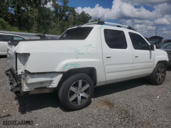2014 Honda Ridgeline SE with VIN 5FPYK1F61EB013239, listed as a Copart auction lot 72755774 with 133,114 mi miles and Salvage Title. Bid and sale history available at carsss.com. Image 3.