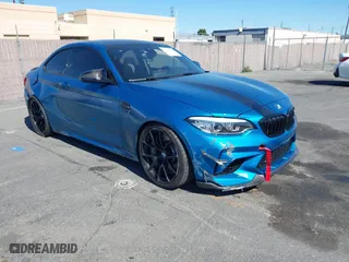 2021 BMW M2 Competition with VIN WBS2U7C08M7J67360, listed as a IAAI auction lot 41647051 with 36,852 mi miles. Bid and sale history available at carsss.com. Image 1.