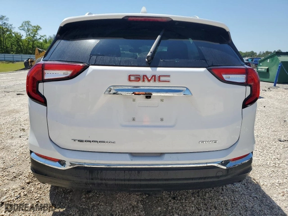 2024 GMC Terrain SLT with VIN 3GKALVEGXRL390043, listed as a Copart auction lot 53476465 with 12,493 mi miles and Clean Title. Bid and sale history available at carsss.com. Image 6.