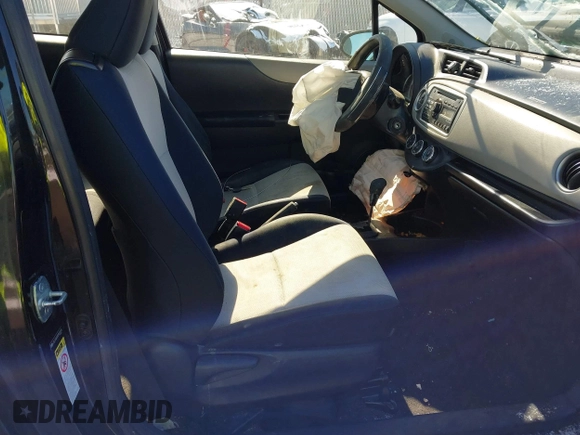 2012 Toyota Yaris L with VIN JTDJTUD33CD520102, listed as a IAAI auction lot 41621530 with 133,144 mi miles. Bid and sale history available at carsss.com. Image 5.