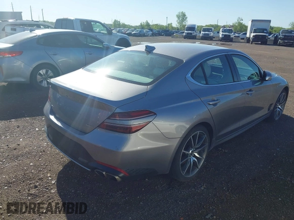 2023 Genesis G70 2.0T z VIN KMTG34TA3PU131624, wystawiony jako IAAI lot #42286678 z przebiegiem 35 010 mil mil oraz . Historia ofert i sprzedaży dostępna na DreamBid. Obrazek 4.