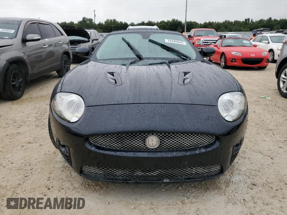 2008 Jaguar XK with VIN SAJWA44C489B21175, listed as a Copart auction lot 74345944 with Not Provided miles and Salvage Title. Bid and sale history available at carsss.com. Image 5.