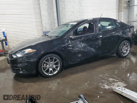 2015 Dodge Dart SXT with VIN 1C3CDFBB7FD128065, listed as a Copart auction lot 56780285 with 110,375 mi miles and Salvage title. Bid and sale history available at DreamBid. Image 1.