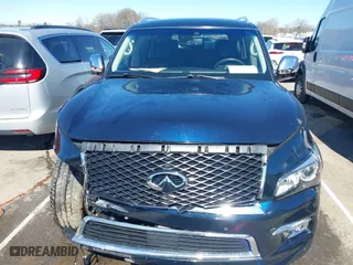 2017 Infiniti QX80 with VIN JN8AZ2NC9H9431960, listed as a IAAI auction lot 41725582 with 1 mi miles. Bid and sale history available at carsss.com. Image 12.