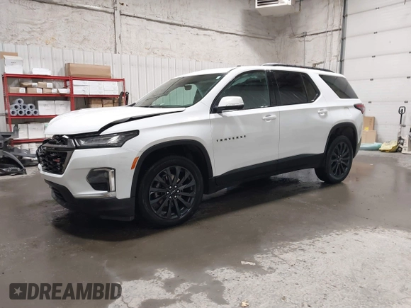 2023 Chevrolet Traverse RS with VIN 1GNEVJKW7PJ330843, listed as a IAAI auction lot 41583813 with 16,683 mi miles and . Bid and sale history available at DreamBid. Image 2.