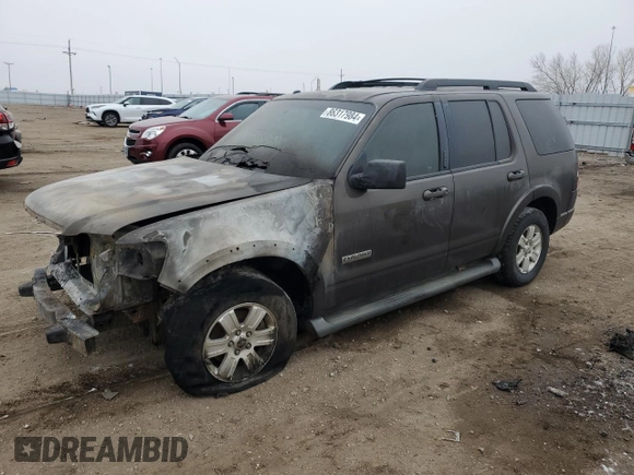 2008 Ford Explorer XLT with VIN 1FMEU73888UA23448, listed as a Copart auction lot 86317984 with Not Provided miles and Clean Title. Bid and sale history available at carsss.com. Image 1.