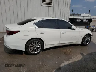 2019 Infiniti Q50 Luxe with VIN JN1EV7AR8KM559128, listed as a Copart auction lot 54709145 with Not Provided miles and Clean Title. Bid and sale history available at carsss.com. Image 3.
