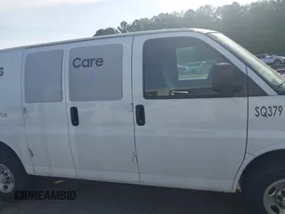 2019 Chevrolet Express Cargo Van with VIN 1GCWGAFP0K1170744, listed as a IAAI auction lot 42076354 with 218,813 mi miles. Bid and sale history available at carsss.com. Image 13.