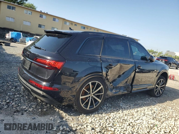 2021 Audi SQ7 Prestige with VIN WA1VWBF73MD024564, listed as a Copart auction lot 51983315 with 38,804 mi miles and Non Repairable. Bid and sale history available at DreamBid. Image 3.