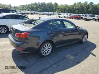 2010 Lexus IS 250 with VIN JTHCF5C21A5039768, listed as a Copart auction lot 62135085 with 157,726 mi miles and Clean title. Bid and sale history available at DreamBid. Image 3.