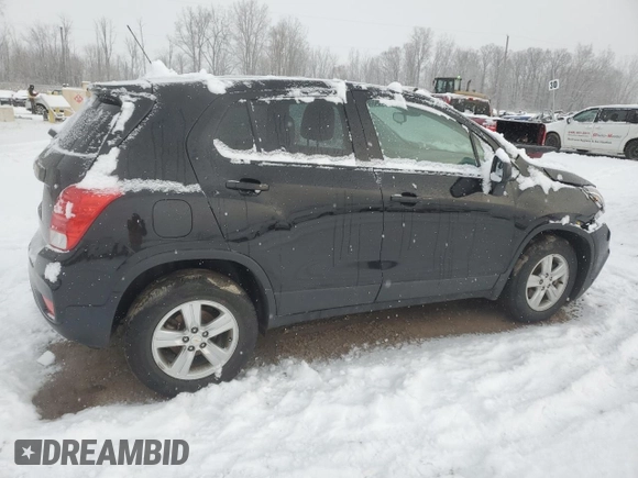 2022 Chevrolet Trax LS with VIN KL7CJNSM9NB544593, listed as a Copart auction lot 85678854 with 26,843 mi miles and Salvage Title. Bid and sale history available at carsss.com. Image 3.