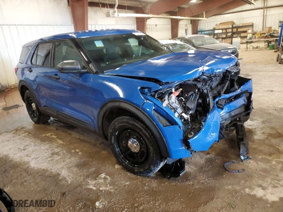 2022 Ford Police Interceptor Utility with VIN 1FM5K8AWXNNA07173, listed as a Copart auction lot 49063355 with 22,888 mi miles and Non Repairable. Bid and sale history available at carsss.com. Image 4.