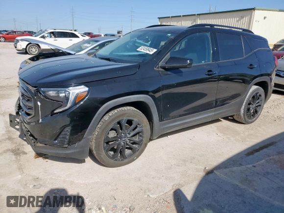 2020 GMC Terrain SLE z VIN 3GKALMEV2LL296240, wystawiony jako Copart lot #52459945 z przebiegiem 72 154 mil mil oraz Szkoda całkowita • Salvage title. Historia ofert i sprzedaży dostępna na DreamBid. Obrazek 1.