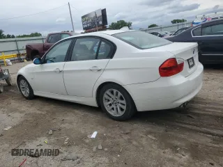 2007 BMW 3 Series 328i with VIN WBAVA37577NL15653, listed as a Copart auction lot 58705125 with 189,255 mi miles and Salvage title. Bid and sale history available at DreamBid. Image 2.