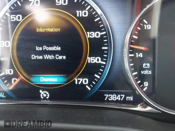 2019 GMC Acadia Denali with VIN 1GKKNXLS2KZ149738, listed as a IAAI auction lot 41213851 with 73,847 mi miles and . Bid and sale history available at carsss.com. Image 7.