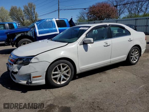 2012 Ford Fusion SEL with VIN 3FAHP0JA0CR432748, listed as a Copart auction lot 52360485 with 168,542 mi miles and Salvage Title. Bid and sale history available at DreamBid. Image 1.