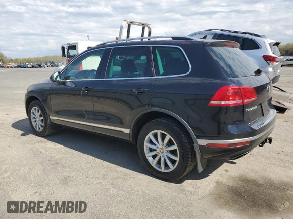 2017 Volkswagen Touareg Sport with VIN WVGEF7BP9HD004779, listed as a Copart auction lot 53530135 with 224,866 mi miles and Clean Title. Bid and sale history available at DreamBid. Image 2.