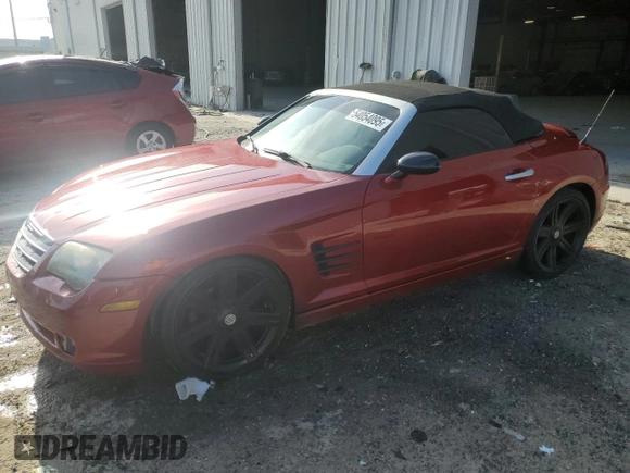 2005 Chrysler Crossfire Limited with VIN 1C3AN65L05X036107, listed as a Copart auction lot 54054095 with 155,782 mi miles and Salvage Title. Bid and sale history available at DreamBid. Image 1.