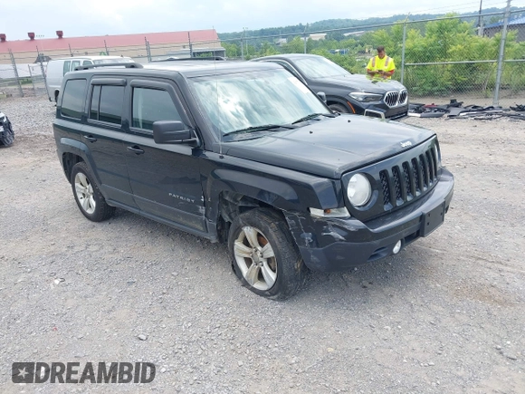 2014 Jeep Patriot Latitude with VIN 1C4NJRFB0ED892203, listed as a IAAI auction lot 42617739 with 100,607 mi miles and . Bid and sale history available at DreamBid. Image 1.