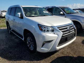 2014 Lexus GX 460 Luxury with VIN JTJJM7FX3E5087566, listed as a Copart auction lot 77655624 with 156,333 mi miles and Salvage title. Bid and sale history available at DreamBid. Image 4.