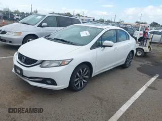 2015 Honda Civic Sedan EX-L with VIN 19XFB2F90FE253261, listed as a IAAI auction lot 41905962 with 146,441 mi miles. Bid and sale history available at carsss.com. Image 17.