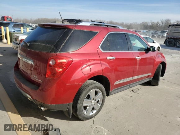 2015 Chevrolet Equinox LTZ with VIN 2GNFLDE35F6376485, listed as a Copart auction lot 45392635 with 80,530 mi miles and Salvage Title. Bid and sale history available at carsss.com. Image 3.