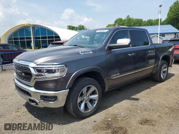 2020 Ram 1500 Limited with VIN 1C6SRFHT2LN138508, listed as a Copart auction lot 59583025 with 101,956 mi miles and Salvage title. Bid and sale history available at DreamBid. Image 1.