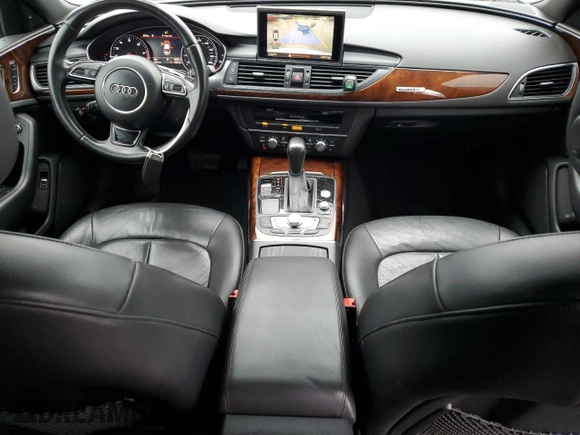 2016 Audi A6 Premium Plus with VIN WAUGFAFC8GN016509, listed as a Copart auction lot 52163905 with 136,724 mi miles and Salvage title. Bid and sale history available at DreamBid. Image 8.