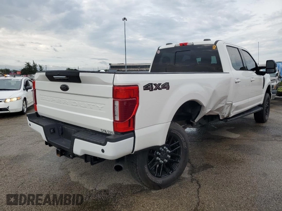 2022 Ford F-250 XL with VIN 1FT7W2BN5NEG23402, listed as a Copart auction lot 59352125 with 41,262 mi miles and Salvage title. Bid and sale history available at DreamBid. Image 3.