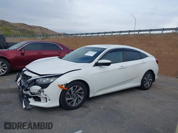 2016 Honda Civic Sedan EX with VIN 2HGFC2F70GH530459, listed as a IAAI auction lot 41710538 with 136,470 mi miles. Bid and sale history available at carsss.com. Image 14.