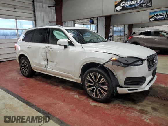 2020 Volvo XC90 Momentum with VIN YV4102PK7L1607869, listed as a Copart auction lot 47027685 with 48,018 mi miles and Salvage Title. Bid and sale history available at carsss.com. Image 4.