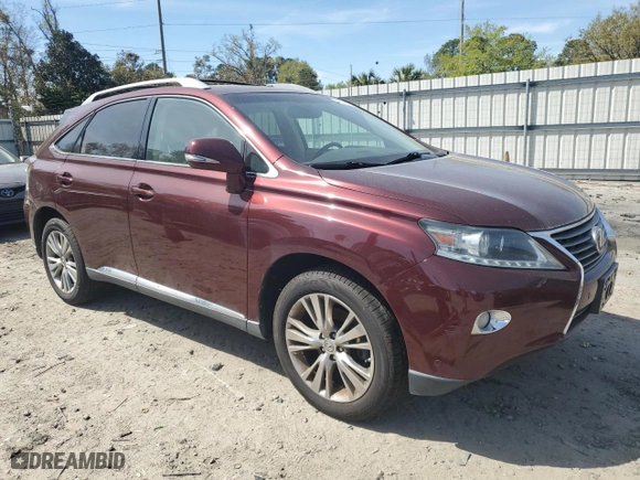 2013 Lexus RX 350 with VIN 2T2ZK1BA5DC105332, listed as a Copart auction lot 50899795 with 124,044 mi miles and Clean Title. Bid and sale history available at carsss.com. Image 4.