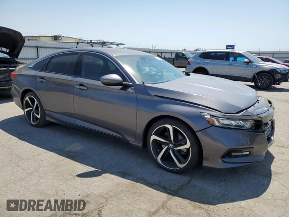 2019 Honda Accord Sport with VIN 1HGCV1F35KA024556, listed as a Copart auction lot 52312295 with 59,264 mi miles and Salvage Title. Bid and sale history available at DreamBid. Image 4.