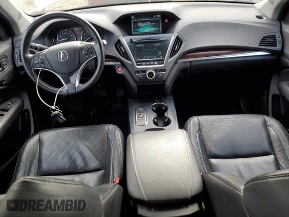 2016 Acura MDX with VIN 5FRYD4H27GB017182, listed as a Copart auction lot 47529635 with 136,170 mi miles and Salvage Title. Bid and sale history available at carsss.com. Image 8.