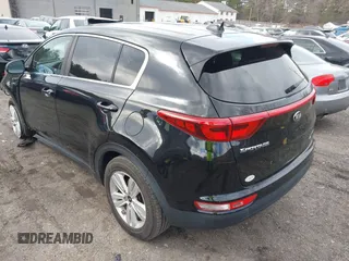 2017 Kia Sportage LX with VIN KNDPMCAC8H7186497, listed as a IAAI auction lot 41879470 with 147,190 mi miles and . Bid and sale history available at carsss.com. Image 3.