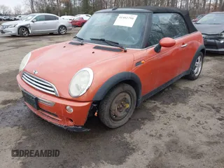 2006 MINI Convertible with VIN WMWRF33566TG14606, listed as a IAAI auction lot 41402790 with 177,081 mi miles and . Bid and sale history available at DreamBid. Image 2.
