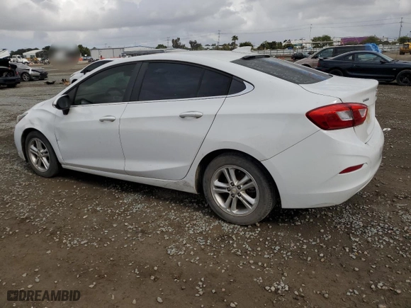 2017 Chevrolet Cruze LT with VIN 1G1BE5SM5H7271476, listed as a Copart auction lot 51722255 with 184,917 mi miles and Clean Title. Bid and sale history available at carsss.com. Image 2.