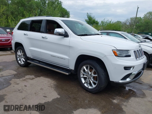 2015 Jeep Grand Cherokee Summit with VIN 1C4RJFJG5FC104087, listed as a IAAI auction lot 42100298 with 88,710 mi miles and . Bid and sale history available at DreamBid. Image 1.