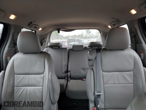 2015 Toyota Sienna XLE with VIN 5TDYK3DC0FS686792, listed as a Copart auction lot 57472045 with 222,663 mi miles and Salvage title. Bid and sale history available at DreamBid. Image 10.
