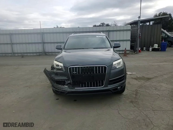 2012 Audi Q7 3.0T Premium Plus with VIN WA1LGAFE7CD007696, listed as a Copart auction lot 46757885 with 96,574 mi miles and Salvage Title. Bid and sale history available at carsss.com. Image 10.