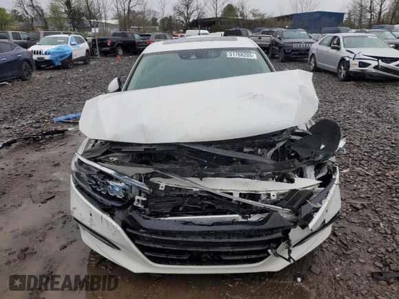 2020 Honda Accord Touring with VIN 1HGCV3F91LA000045, listed as a Copart auction lot 51768205 with Not provided miles and Salvage title. Bid and sale history available at DreamBid. Image 5.