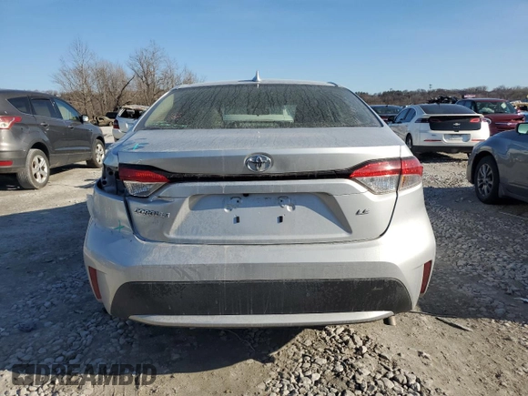 2022 Toyota Corolla LE with VIN JTDEPMAE3NJ226831, listed as a Copart auction lot 47880715 with 45,566 mi miles and Salvage Title. Bid and sale history available at carsss.com. Image 6.