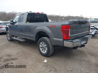 2021 Ford Super Duty F-250 SRW XL with VIN 1FT7X2B63MEC04131, listed as a IAAI auction lot 41864148 with 129,452 mi miles. Bid and sale history available at carsss.com. Image 3.