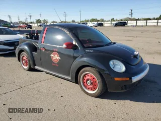 2007 Volkswagen Beetle with VIN 3VWRW31C37M514607, listed as a Copart auction lot 55757795 with 45,366 mi miles and Salvage title. Bid and sale history available at DreamBid. Image 4.