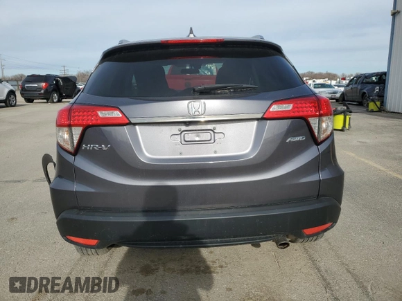 2022 Honda HR-V EX with VIN 3CZRU6H55NM730502, listed as a Copart auction lot 47095415 with 39,791 mi miles and Salvage Title. Bid and sale history available at carsss.com. Image 6.