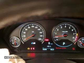 2018 BMW M4 with VIN WBS4Y9C56JAC86367, listed as a Copart auction lot 54995374 with 85,280 mi miles and Salvage Title. Bid and sale history available at carsss.com. Image 9.