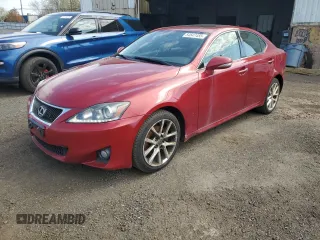 2012 Lexus IS 250 with VIN JTHCF5C26C5058528, listed as a Copart auction lot 54547455 with 166,338 mi miles and Clean Title. Bid and sale history available at DreamBid. Image 1.
