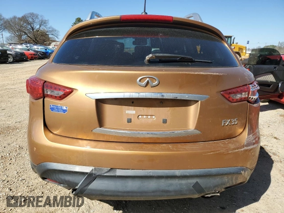 2009 Infiniti FX with VIN JNRAS18U39M100708, listed as a Copart auction lot 48199895 with 278,493 mi miles and Salvage title. Bid and sale history available at DreamBid. Image 6.