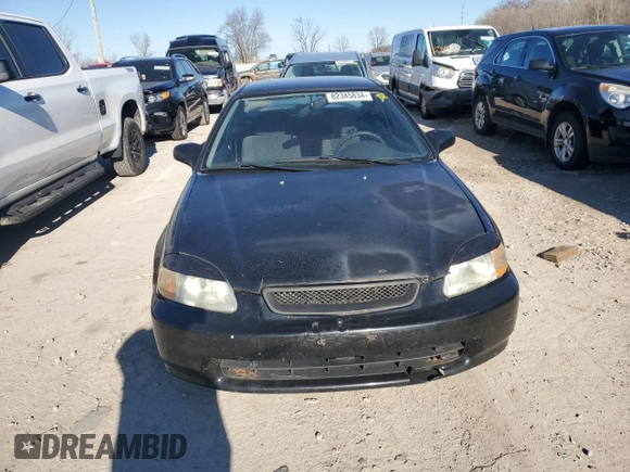 1996 Honda Civic DX with VIN 1HGEJ6125TL069969, listed as a Copart auction lot 82345834 with 204,343 mi miles and Clean Title. Bid and sale history available at carsss.com. Image 5.